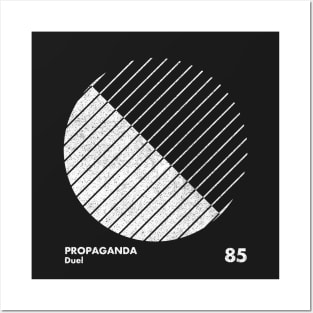 Propoganda / Minimal Graphic Design Tribute Posters and Art